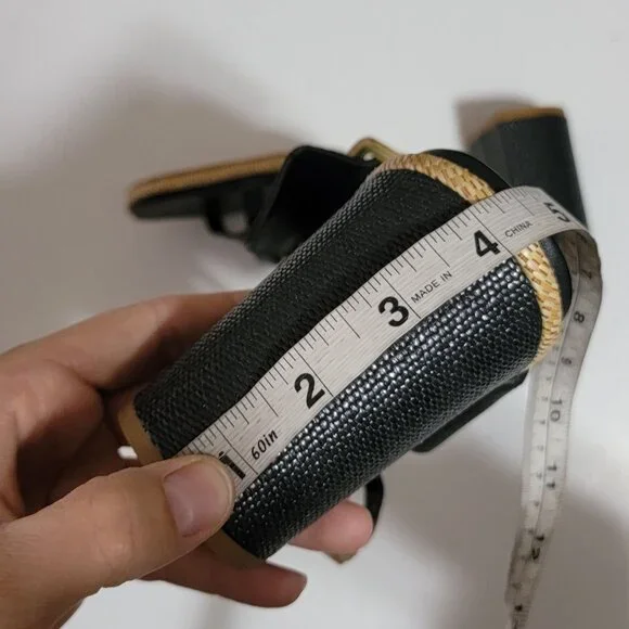 NEW Dolce Vita Onnie Sandals Womens 9 Chic Classy Retro Modern Slip On Square To - Picture 9 of 9